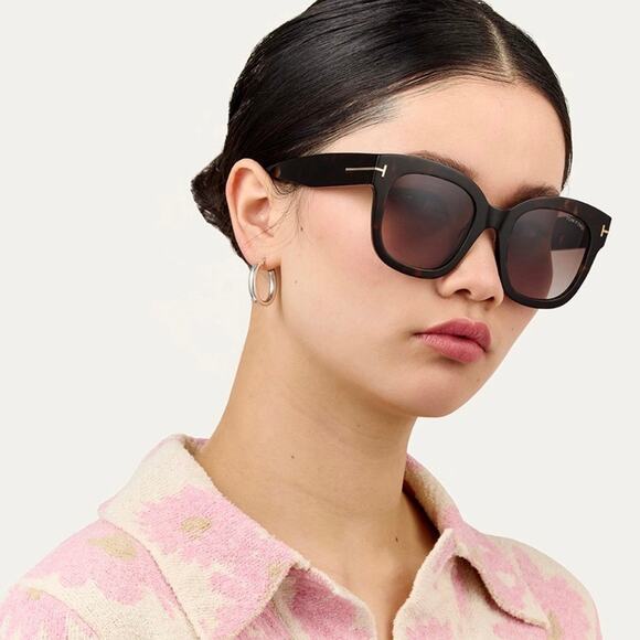New, TOM FORD Beatrix-02 Sunglasses TF613 52T Authentic - Picture 1 of 14